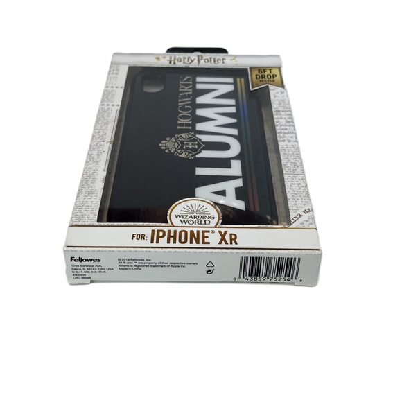 Harry Potter Hufflepuff Alumni Protective Slim Fit Hybrid Apple iPhone XR - Picture 4 of 6